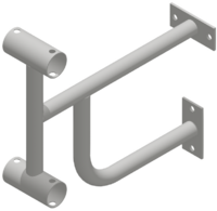 Кронштейн настенный (двухрядный) - fgospostavki.ru - Белово