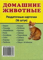 Раздаточные карточки "Домашние животные" - fgospostavki.ru - Белово