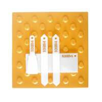 Комплект для нанесения клея: зубчатый шпатель, шпательная лопатка, расшивка (2 штуки) - fgospostavki.ru - Белово