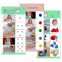 Комплект из 10 карточек "Обучающий калейдоскоп для ДО. Познание. Мой день" - fgospostavki.ru - Белово