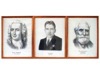 "Портреты выдающихся биологов" (деревянная рамка, под стеклом) - fgospostavki.ru - Белово