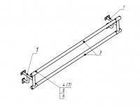 Станок хореографический пристенный (1,5 метра, двухрядный) - fgospostavki.ru - Белово