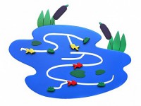 Сенсомоторное декоративно-развивающее панно "Река" - fgospostavki.ru - Белово