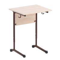 Стол ученический одноместный. Регулируемый по высоте - fgospostavki.ru - Белово