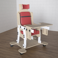 Стул для ребенка с ОВЗ «Новые горизонты» №2 со столешницей красный - fgospostavki.ru - Белово