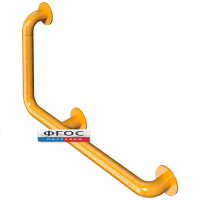 Поручень вертикальный угловой "Антибак" 600 х 350 миллиметров - fgospostavki.ru - Белово