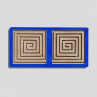 Такт-панель «Синий лабиринт № 4» - fgospostavki.ru - Белово