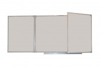 Доска магнитно-маркерная настенная трехэлементная белая полимерная (3000*1000) - fgospostavki.ru - Белово