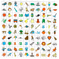 Обучающий конструктор «Мои первые слова» 100 картинок - fgospostavki.ru - Белово