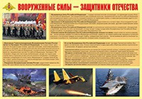 Плакат "Вооруженные Силы – защитники Отечества" - fgospostavki.ru - Белово