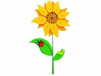 Сенсомоторное декоративно-развивающее панно "Подсолнух" - fgospostavki.ru - Белово