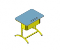 Стол ученический "Асташка -1" одноместный регулируемый - fgospostavki.ru - Белово