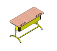 Стол ученический "Асташка -2" двухместный регулируемый - fgospostavki.ru - Белово