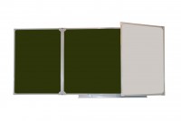 Доска аудиторная трехэлементная магнитная комбинированная эмалированная (3000*1000) - fgospostavki.ru - Белово