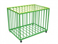 Контейнер для мячей на колесиках (разборный с крышкой) - fgospostavki.ru - Белово