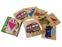 Набор кубиков "Сложи рисунок: транспорт" - fgospostavki.ru - Белово