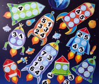 Магнитная доска "Ракеты" - fgospostavki.ru - Белово