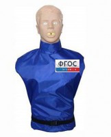 "Александр-02" тренажер-манекен взрослого пострадавшего для отработки приемов сердечно-легочной реанимации (голова, торс) - fgospostavki.ru - Белово