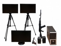 Учебно-тренировочный комплекс огневой подготовки "Стрелец-2/М" (мишень-монитор, массогабаритные макеты оружия АК и ПМ) - fgospostavki.ru - Белово