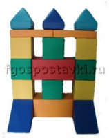 Мягкий модуль-конструктор "Башня" (17 элементов) - fgospostavki.ru - Белово