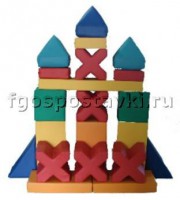Мягкий модуль-конструктор "Башня" (21 элемент) - fgospostavki.ru - Белово
