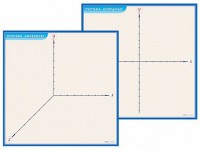 Фрагмент (демонстрационный) маркерный (двухсторонний) "Координатная плоскость" - fgospostavki.ru - Белово