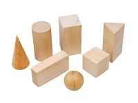 Набор "Тела геометрические" (деревянные) - fgospostavki.ru - Белово