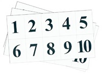 Набор цифр от 1 до 10 (для начальной школы) - fgospostavki.ru - Белово