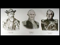 Портреты путешественников (25 штук, формат А3) - fgospostavki.ru - Белово