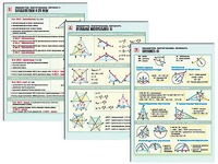 Комплект таблиц по геометрии "Планиметрия. Многоугольники. Окружность" раздаточные (цветные, ламинированные, А4, 8 штук) - fgospostavki.ru - Белово
