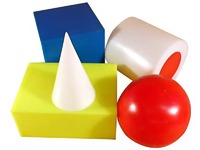 Набор геометрических тел демонстрационный - fgospostavki.ru - Белово