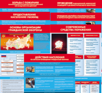 Комплект таблиц "Основы гражданской обороны (МЧС РФ)" 13 штук. - fgospostavki.ru - Белово