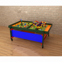 STEAM Многофункциональный стол Весёлые пчёлки оранжевый - fgospostavki.ru - Белово