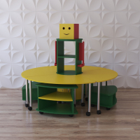 Модульный стеллаж "Весёлый робот" - fgospostavki.ru - Белово