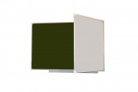 Доска аудиторная двухэлементная магнитная комбинированная эмалированная (2250*1000) - fgospostavki.ru - Белово