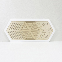 Декоративная тактильная панель - «Рельефные многоугольные формы» - fgospostavki.ru - Белово