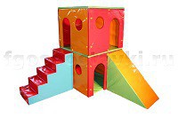 Домик игровой двухэтажный (комплект) - fgospostavki.ru - Белово