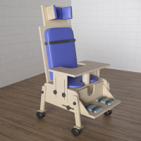 Стул для ребенка с ОВЗ «Новые горизонты» №3 со столешницей фиолетовый - fgospostavki.ru - Белово