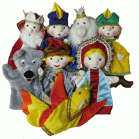 Набор перчаточных кукол "Иван-царевич и серый волк" - fgospostavki.ru - Белово
