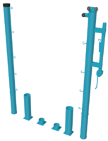 Стойки для большого тенниса с механизмом натяжения со стаканами - fgospostavki.ru - Белово