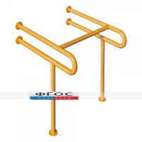 Поручень для раковины с опорой "Антибак" 850x650х650 миллиметров - fgospostavki.ru - Белово