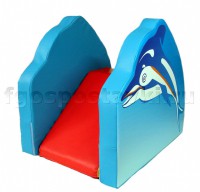 Горка "Дельфин" мини для сухого бассейна - fgospostavki.ru - Белово