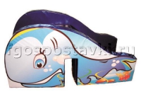 Горка "Кит" для сухого бассейна - fgospostavki.ru - Белово