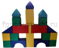 Мягкий модуль-конструктор "Городок" (20 элементов) - fgospostavki.ru - Белово