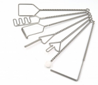 Постановочные зонды на витых ручках с колечком (шариковый зонд на витой ручке). Комплект из 7 зондов - fgospostavki.ru - Белово