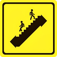 Тактильный знак (пути эвакуации) 100х100 - fgospostavki.ru - Белово