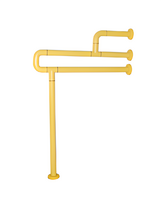 Поручень напольно-настенный с антибактериальным покрытием (желтый) - fgospostavki.ru - Белово