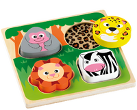 Тактильные пазлы "Сафари" - fgospostavki.ru - Белово