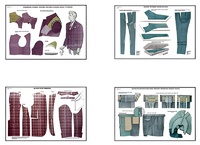 Плакаты ПРОФТЕХ "Изготовление мужских костюмов" (25 пл, винил, 70х100) - fgospostavki.ru - Белово