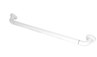 Поручень прямой с антибактериальным покрытием (белый) - fgospostavki.ru - Белово